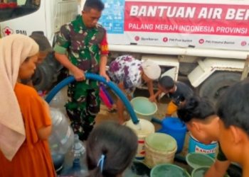 Kembali Salurkan Air Bersih, Kecamatan Sobang Kini Jadi Lokasi MMD Peduli