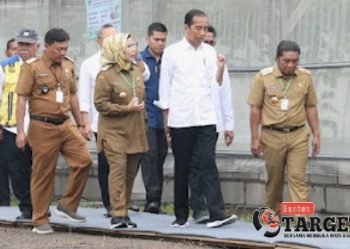 Presiden Jokowi Didampingi Pj Gubernur Banten, Tinjau Realisasi Dana Desa di Kecamatan Bojonegara