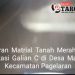 Pengguna Jalan Keluhkan Material Galian C Yang Berceceran Sehingga Menjadi Ancaman Keselamatan Bagi Pengendara