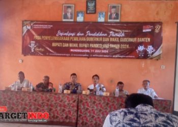 Gelar Sosialisasi dan Pendidikan Pemilih di Aula Kantor Kecamatan Sukaresmi, KPU Pandeglang Menilai Wilayah Tersebut Minim Partisipasi dari Pemilih