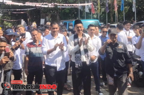 Datangi KPU Pandeglang, Uday – Pujiyanto Optimis Menang dan Siap Jadi Pelayan Rakyat