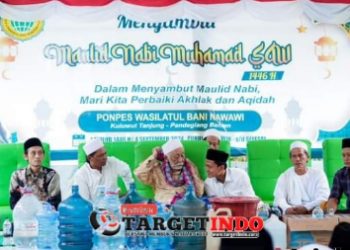 Abuya Muhtadi Cidahu Kunjungi Ponpes Wasilatul Bani Nawawi