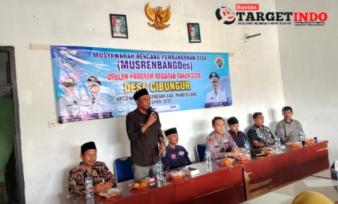 Gelar Musrenbangdes di Desa Cibungur, Camat Sukaresmi Sampaikan Pentingnya Perencanaan