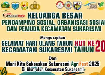 ‎Keluarga Besar Pendamping Sosial dan Organisasi Sosial Pemuda Ajak Seluruh Warga Kecamatan Sukaresmi Sukseskan AgriFest 2025