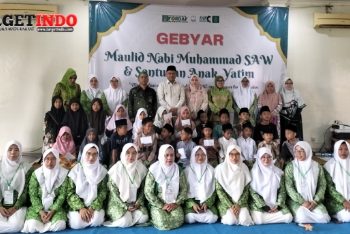 Rayakan Maulid Nabi PW Fatayat NU Banten Gelar Santunan Anak Yatim