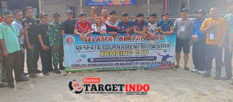 Koramil 0117/Panimbang Hadir Amankan Pertandingan Volli Ball di Perdana