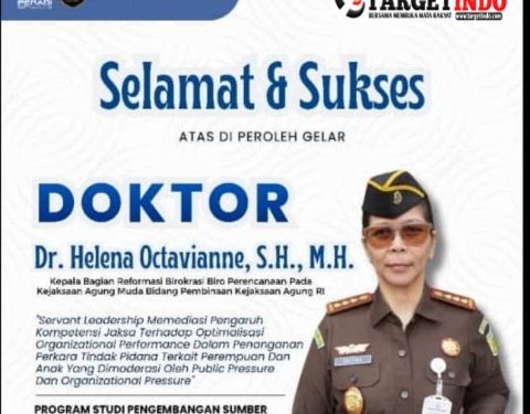 Mantan Kejari Pandeglang Raih Gelar Doktor, Paska Mengikuti Sidang Terbuka Ujian Disertasi Program Doktoral