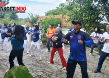 PWI Lebak Gelar Senam Sehat dan Bakti Sosial dalam Rangka HPN 2026