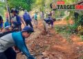 Kompak dan Diikuti Dengan Antusias, Gotong Royong Warga Desa Citeureup Diapresiasi Camat Panimbang