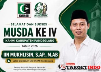 Iin Muhlisin, S.AP, M.AB Terpilih Menjadi Presedium KAHMI hasil MUSDA IV 2026 di Kabupaten Pandeglang