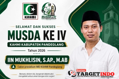 Iin Muhlisin, S.AP, M.AB Terpilih Menjadi Presedium KAHMI hasil MUSDA IV 2026 di Kabupaten Pandeglang
