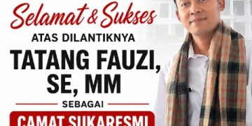 Banjir Ucapan Selamat Iringi Pelantikan Tatang Fauzi, SE, MM sebagai Camat Sukaresmi