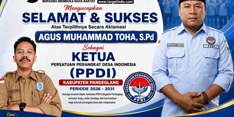 TPP Kecamatan Patia Sampaikan Ucapan Selamat kepada Agus Muhamad Toha, S.Pd yang Kembali Terpilih sebagai Ketua PPDI Pandeglang