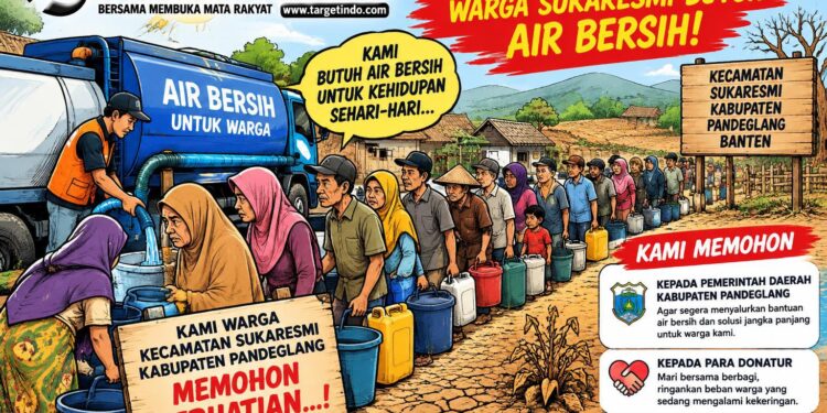 Kekeringan di Wilayah Kecamatan Sukaresmi Tak Kunjung Usai, Wargapun Berharap Kembali Adanya Pasokan Air Bersih